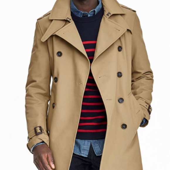 banana republic mens trench coat